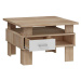 ArtCross Konferenční stolek GAMMA Barva: Dub sonoma světlá / bílý lesk