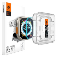 Spigen Glass EZ Fit 2 Pack Apple Watch Ultra 49mm AGL05556 Čirá