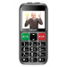 EVOLVEO EasyPhone EB, mobilní telefon pro seniory s nabíjecím stojánkem, červená