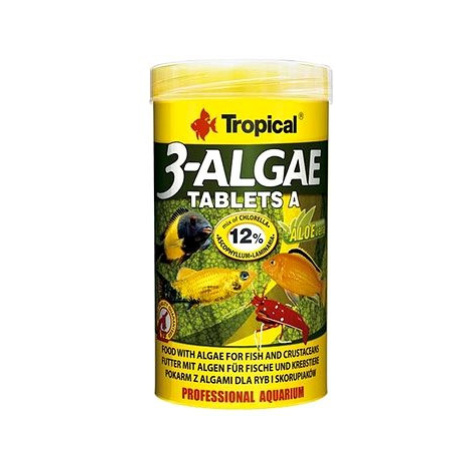 Tropical 3-Algae Tablets A 250 ml 150 g 340ks