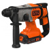 BLACK+DECKER BCD900D1S (1x2Ah) 18V aku vrtací kladivo SDS-Plus + nasazovací sklíčidlo