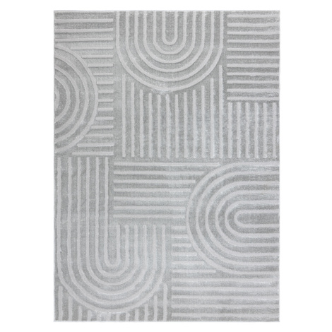 Dywany Łuszczów, Kusový koberec Balance 1918 grey, 200x290, šedá, ložnice