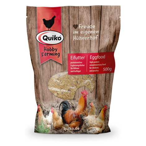 Quiko Hobby Farming krmivo pro podporu snůšky - 500 g zooplus Bio