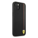 Ferrari FESAXHCP13SBK hard silikonové pouzdro iPhone 13 Mini 5.4" black On Track Carbon Stripe