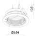 Light Impressions Deko-Light stropní vestavné svítidlo Tura osazení QR 111 12V AC/DC G53 / QR111