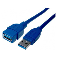 Popron.cz Kabel USB 3.0 A na USB A DCU Modrý (1,5 m)