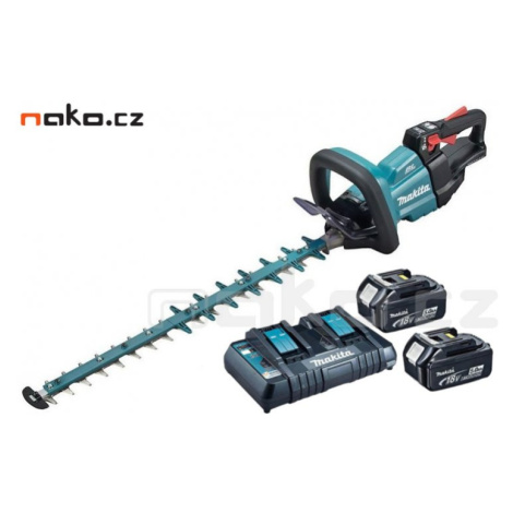 MAKITA DUH601PTE aku plotostřih 60cm LXT LiIon 18V 2x 5Ah