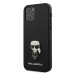 Karl Lagerfeld KLHCP12MIKMSBK hard silikonové pouzdro iPhone 12 / 12 Pro 6,1" black Saffiano Iko