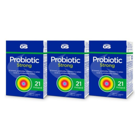 GS Probiotic Strong cps.30+10 - balení 3 ks