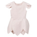 Cotton &amp; Sweets Lněné pohádkové šaty pudrově růžová - 74-80 ( 6-12M)