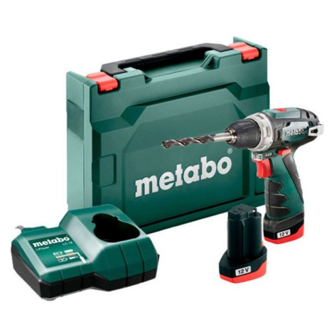 Metabo Nářadí - 12V AKU vrtací šroubovák, 2x aku 2 Ah, nabíječka 600984500