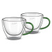 Lamart LT9115 VASO Set Cappuccino 190 ml 2 ks zelený