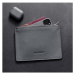 Woolnut Leather Pouch (Flat) kožené pouzdro šedé