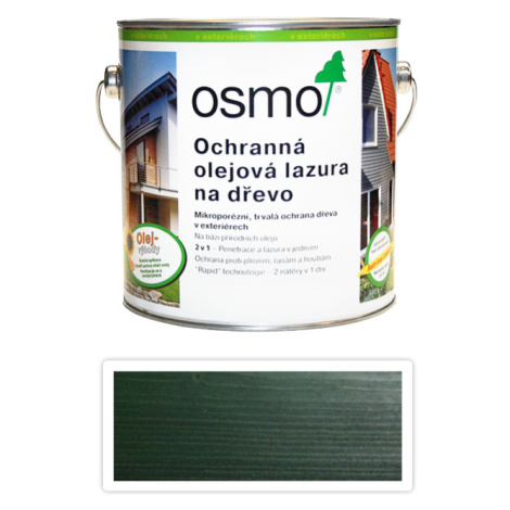 Ochranná olejová lazura OSMO 2,5l Jedlově zelená