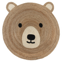 Dětský koberec Jute Kids Bear Natural Kruh Ø 100 cm