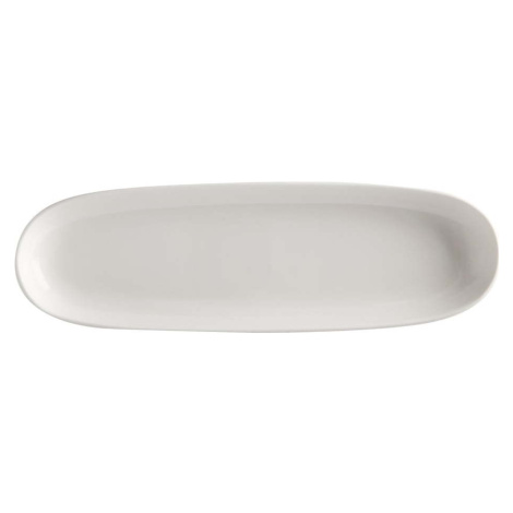 Bílý porcelánový servírovací talíř Maxwell & Williams Basic, 40 x 12,5 cm