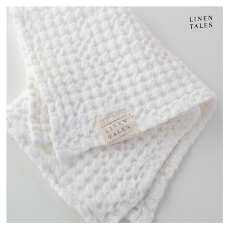 Bílý ručník 50x70 cm Honeycomb – Linen Tales