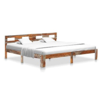 Rám postele masivní sheeshamové dřevo 200x200 cm