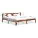 Rám postele masivní sheeshamové dřevo 200x200 cm