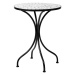 PALAZZO Stůl s mozaikou - bílá/černá