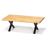Konferenční stolek MONTANA 130 × 70 cm, výška 45 cm, podnoží X
