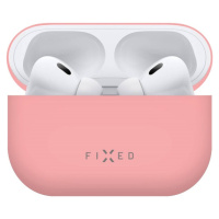 FIXED Silky silikonové pouzdro pro Apple AirPods Pro/Pro 2 růžové