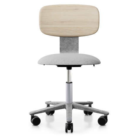 HÅG - Židle TION - dřevěná s čalouněným sedákem HAG
