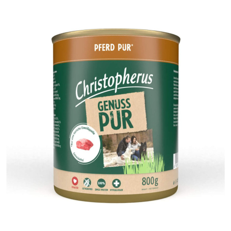 Christopherus Pur – koňské maso 12 × 800 g