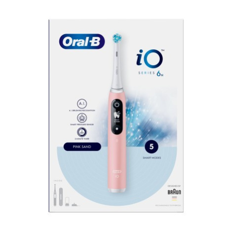 Oral-B iO 6N Elektrický zubní kartáček růžový