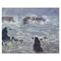 Claude Monet - Obrazová reprodukce Storm, off the Coast of Belle-Ile, 1886, (40 x 30 cm)