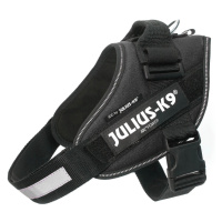 Postroj JULIUS-K9 IDC® Power černý - velikost 0: obvod hrudi 58 - 76 cm