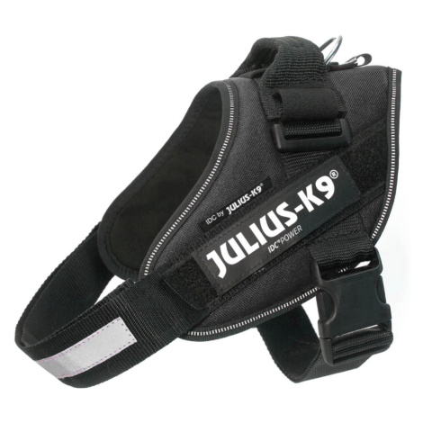 Postroj JULIUS-K9 IDC® Power černý - velikost 0: obvod hrudi 58 - 76 cm