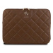 Pouzdro Guess Sleeve GUCS14ZPSQSSGW 14" brown Quilted 4G (GUCS14ZPSQSSGW)