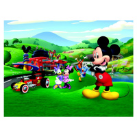 FTDN XXL 5071 AG Design vliesová fototapeta 4-dílná pro děti - Mickey Mouse, velikost 360 x 270 