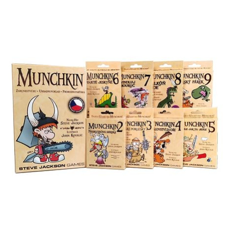 Munchkin - komplet 1-9 díl BLACKFIRE