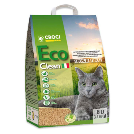 Croci Eco Clean kočkolit - výhodné balení: 2 x 6 l (ca. 4,8 kg)