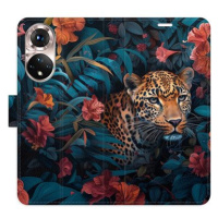 iSaprio Flip pouzdro Flower Jaguar 02 pro Honor 50 / Nova 9