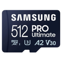 Samsung micro SDXC 512GB PRO Ultimate + USB adaptér MB-MY512SB/WW Černá