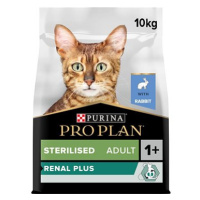 Pro Plan Cat Sterilised Renal Plus granule pro kastrované kočky s králíkem 10 kg