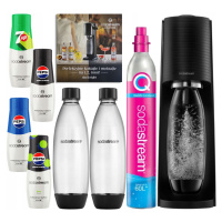 Saturátor SodaStream Terra 2 lahve válec sirup 4x440ml Sada dárek