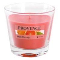 Provence Vonná svíčka ve skle 35 hodin červený pomeranč