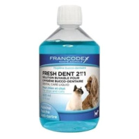 Francodex Roztok Fresh Dent 2v1 pro psy a kočky 500 ml