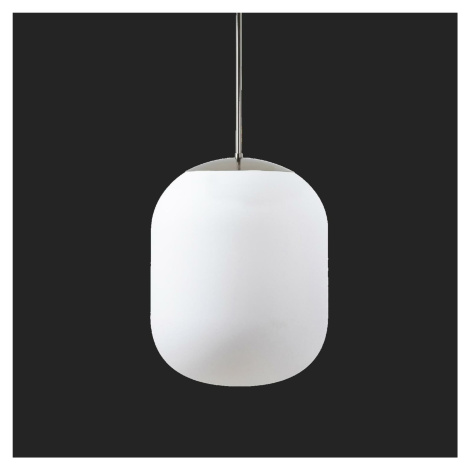 OSMONT TAN62827 TANIA P2 HP závěsné skleněné svítidlo nerez leštěná / bílá IP40 4000 K 58W LED D