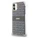 DKNY PC/TPU Repeat Pattern Tonal Stripe Magsafe kryt iPhone 11 béžový