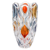 Bohemia Jihlava skleněná váza Ocean 30 cm (barevná varianta)