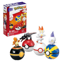 Mattel mega construx htj06 pokémon™ ohnivý tým trenérů