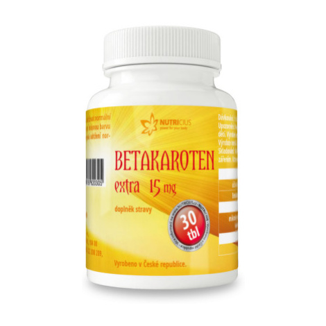 Betakaroten EXTRA 15mg tbl.30 Nutricius