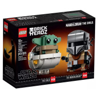 LEGO STAR WARS Brickheadz Mandalorian a dítě 75317 STAVEBNICE