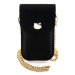 Pouzdro Hello Kitty PU Metal Logo Leather Wallet Phone Bag Black