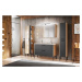 ArtCom Koupelnová sestava MADERA Grey Madera Grey: Horní zrcadlová skříňka 841 - 80 cm